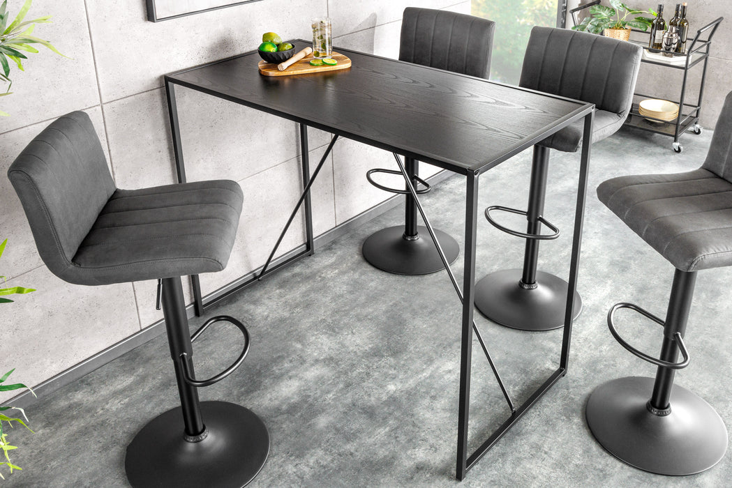 Bartisch Sleek Line 120cm Esche schwarz