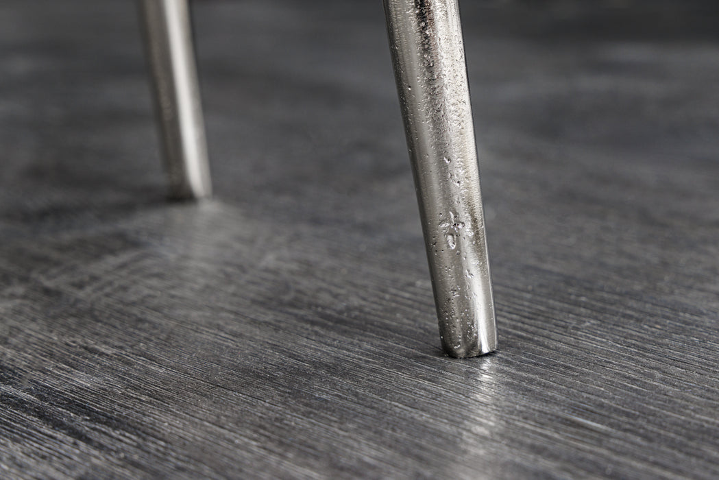 Couchtisch Jura 2er Set silber