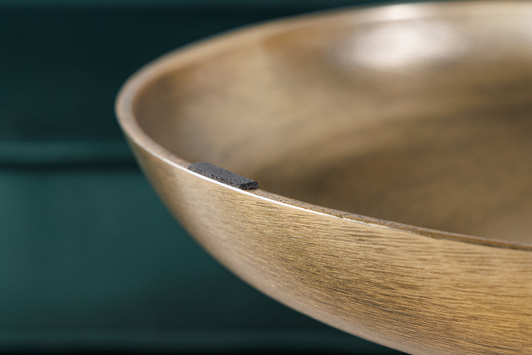 Beistelltisch Jura 30cm Marmor gold grün