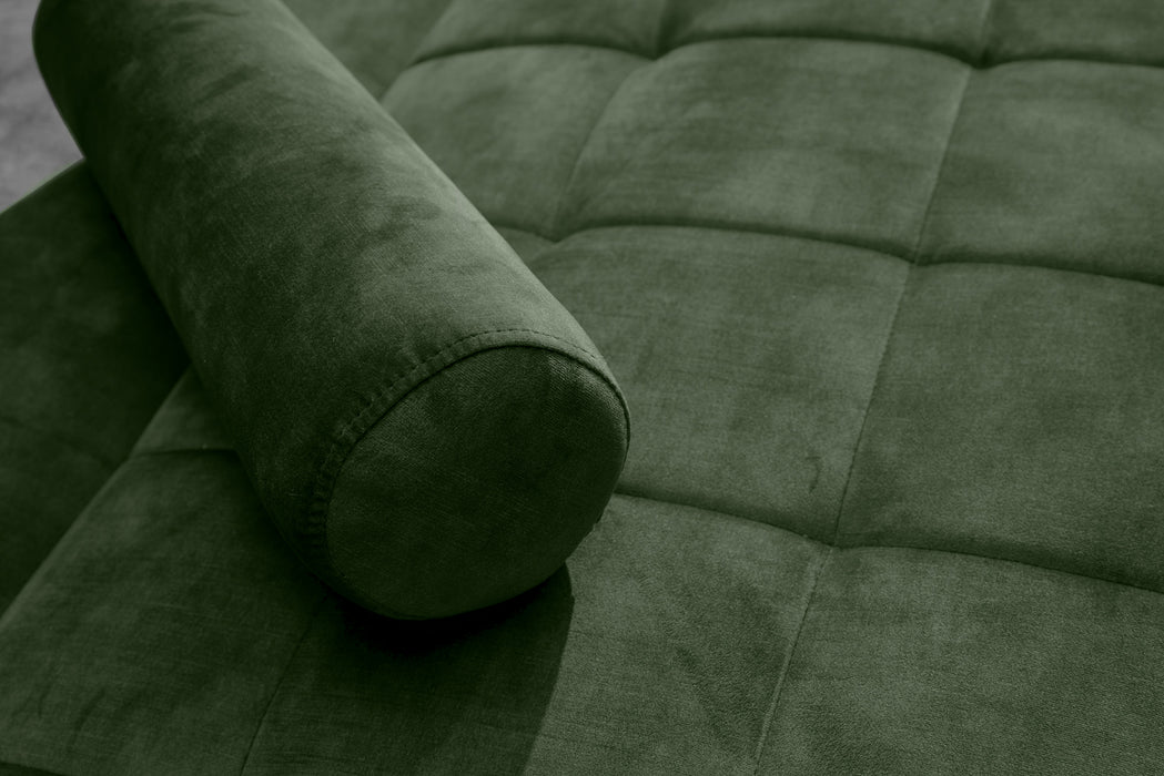 Schlafsofa Fashion 195cm grün Microvelour