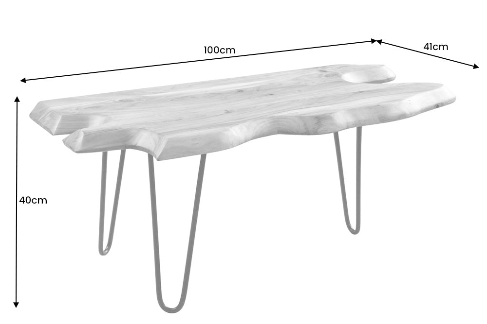 Couchtisch Untamed 100cm Akazie