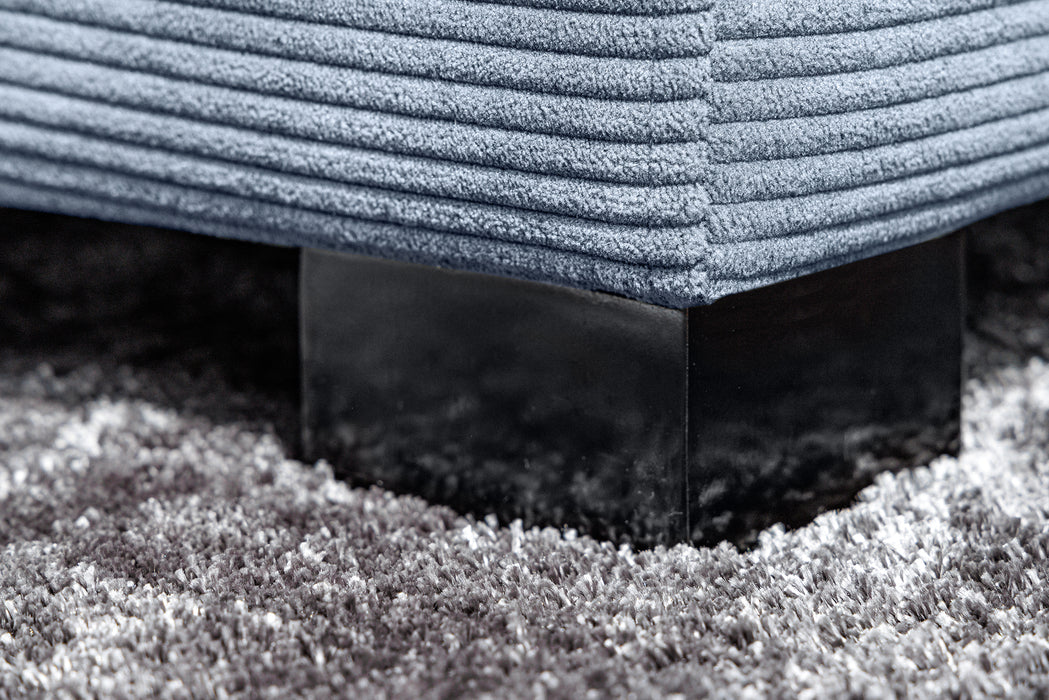 Sofa Recliner 220cm Blau Cord