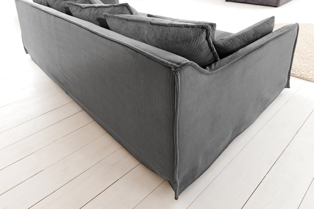 Sofa Clouds 200cm Grau Cord