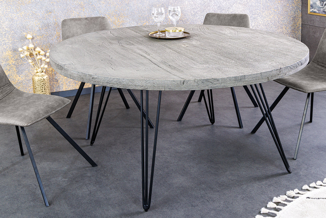 Esstisch Val Ferret 120cm Mango Grau