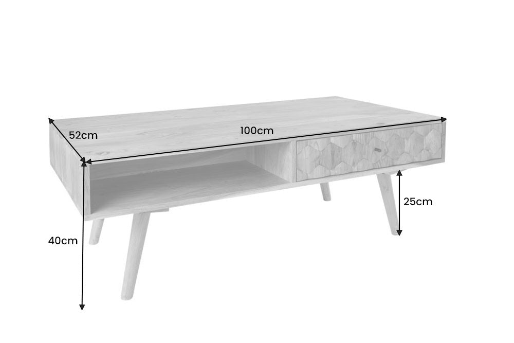 Couchtisch Monte Rosa 100cm Akazie