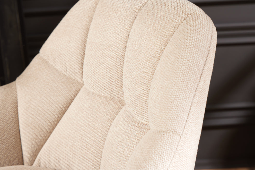 Barstuhl Monarch champagner beige drehbar