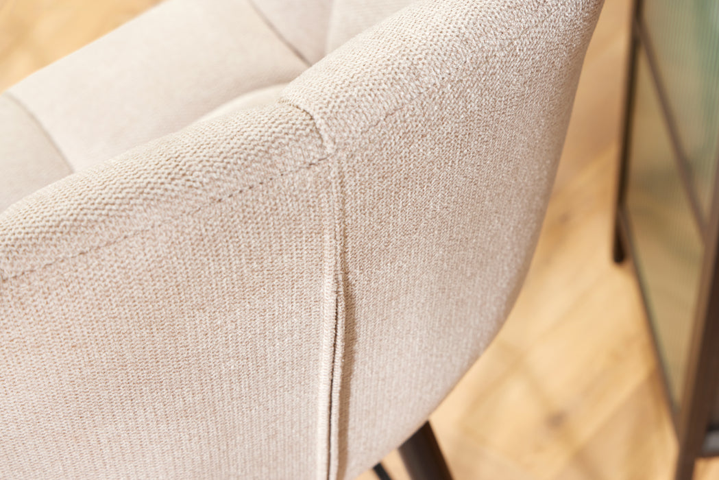 Barstuhl Monarch champagner beige drehbar