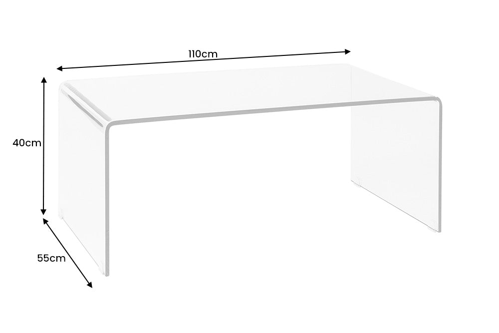 Couchtisch Specter 110cm Glas