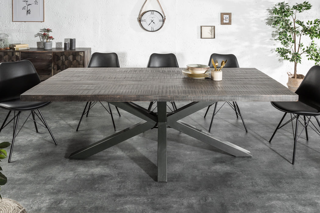 Esstisch Cosmos 200cm Mango Grau