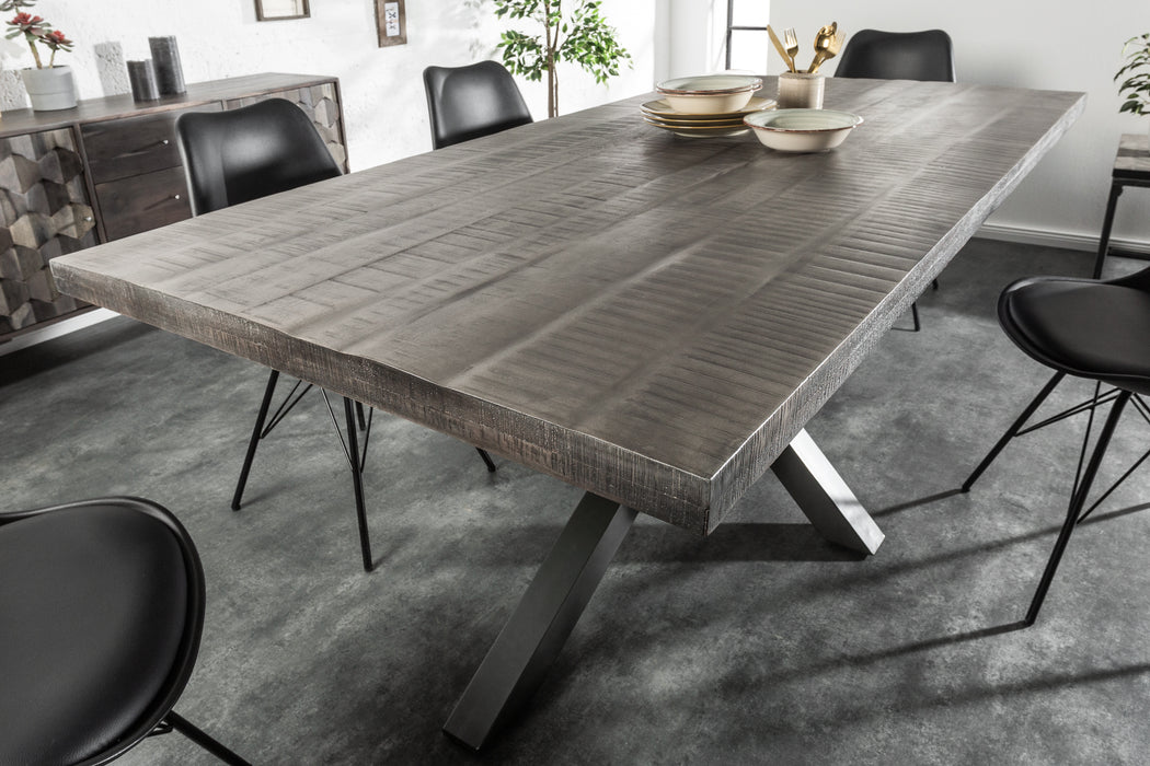Esstisch Cosmos 200cm Mango Grau