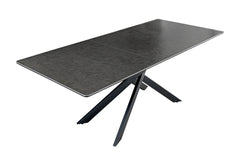 Esstisch Alpen 160-200cm Keramik Anthrazit Marmor
