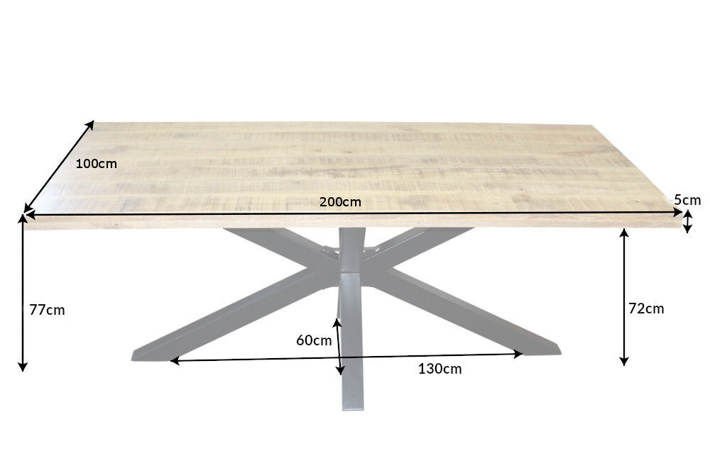 Esstisch Cosmos 200cm Mango