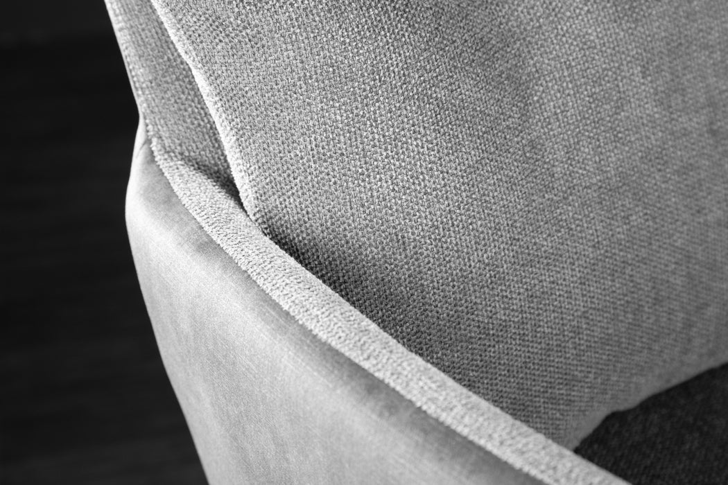 Stuhl Grand Henry grau Armlehne drehbar
