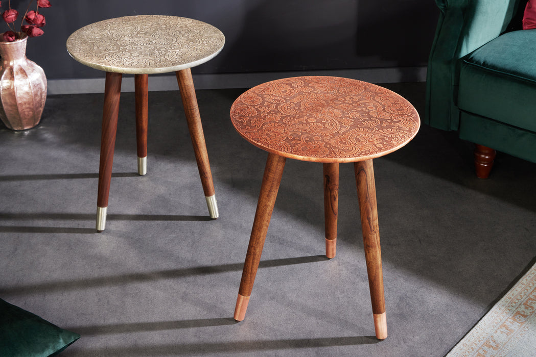 Beistelltisch Maya 50cm antik kupfer