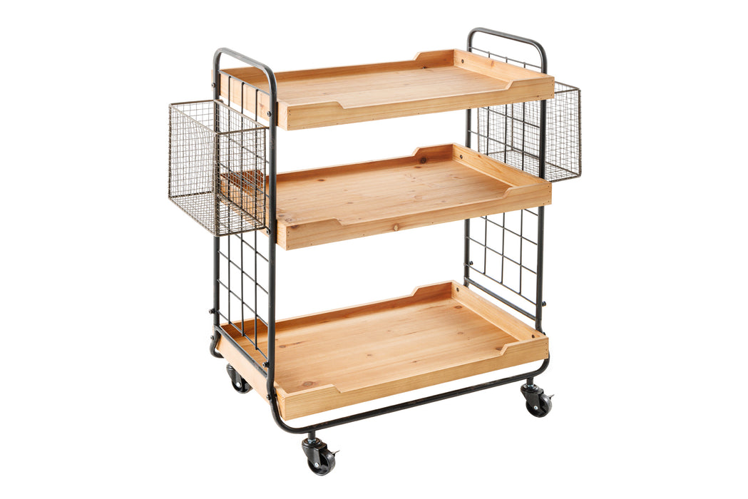 Servierwagen Pirat 80cm natur