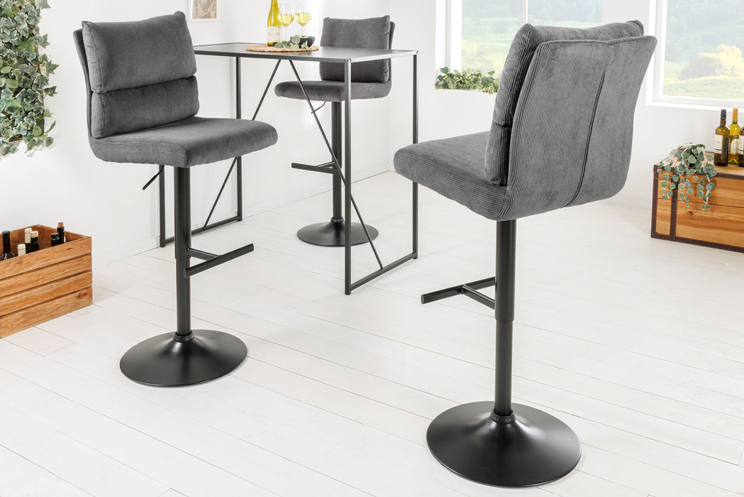Barhocker Ease grau Cord
