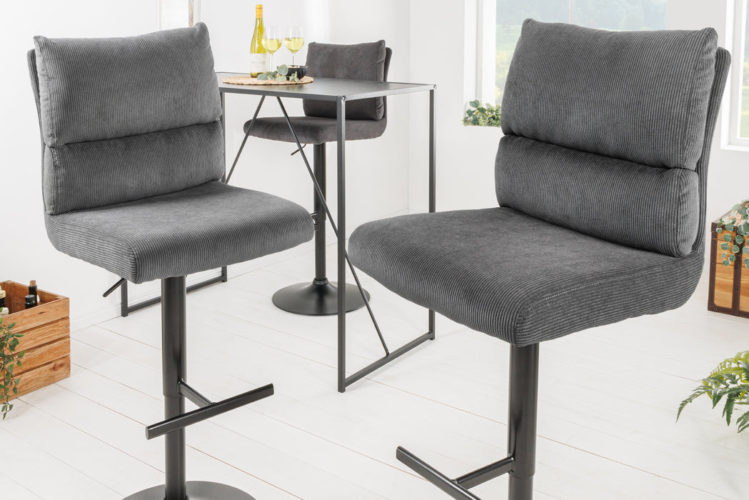 Barhocker Ease grau Cord