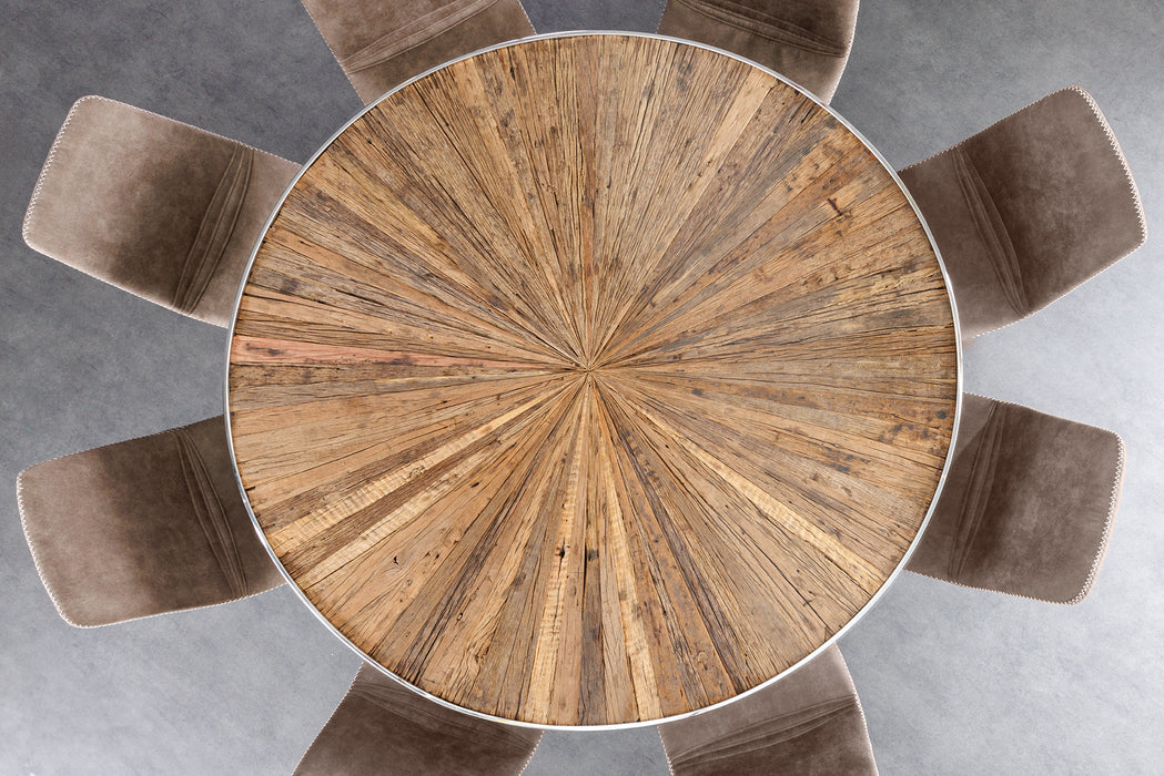 Esstisch Barcelona 140cm Teakholz Rund