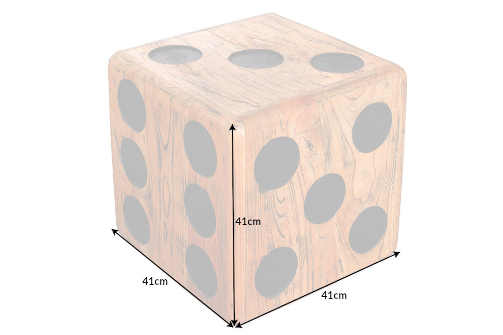 Beistelltisch Block 40cm natur