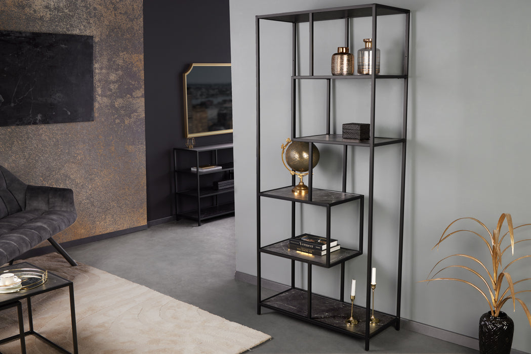 Regal Sleek Line 185x77cm Marmor anthrazit