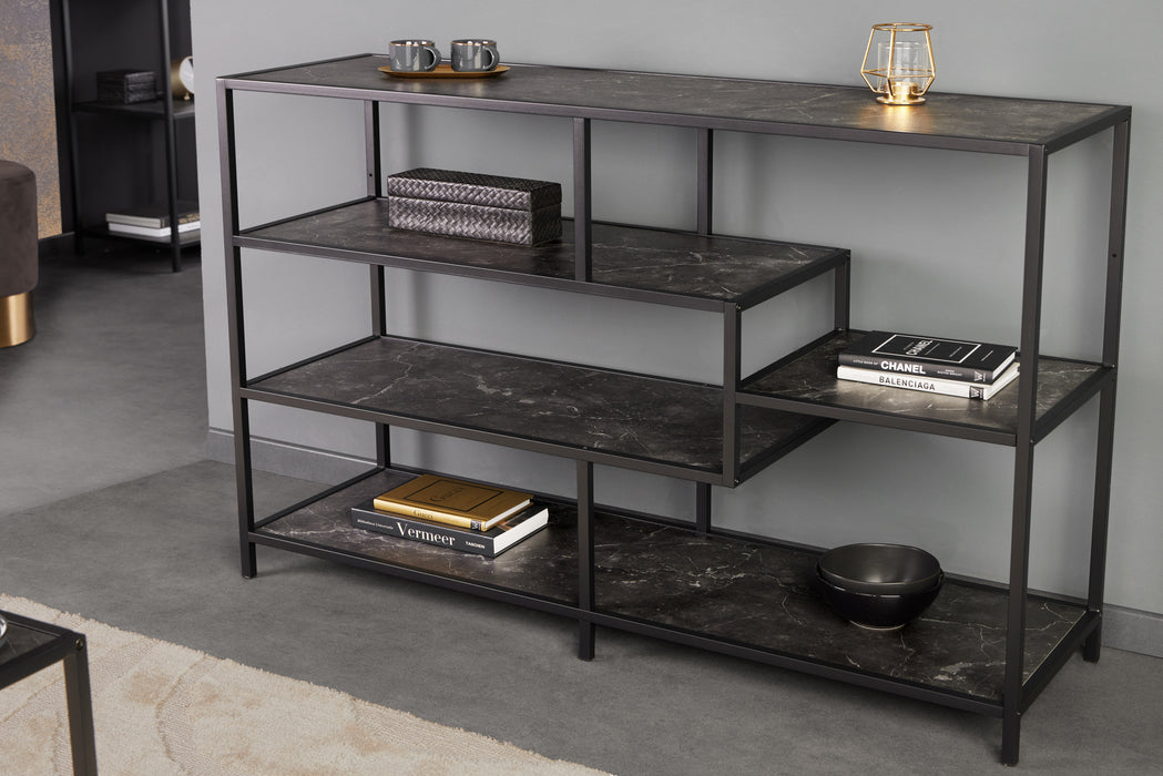 Regal Sleek Line 115x80cm Marmor anthrazit