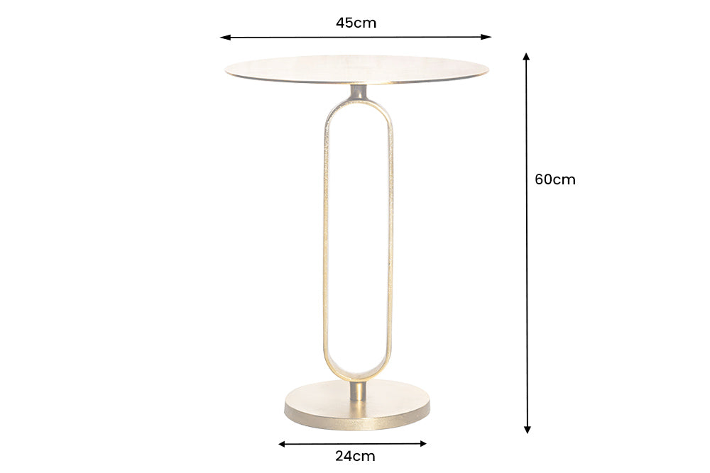 Beistelltisch Eleganz 60cm gold