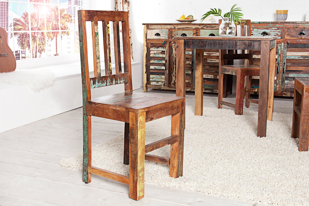 Stuhl Grand Combin 95cm aus Recyclingholz