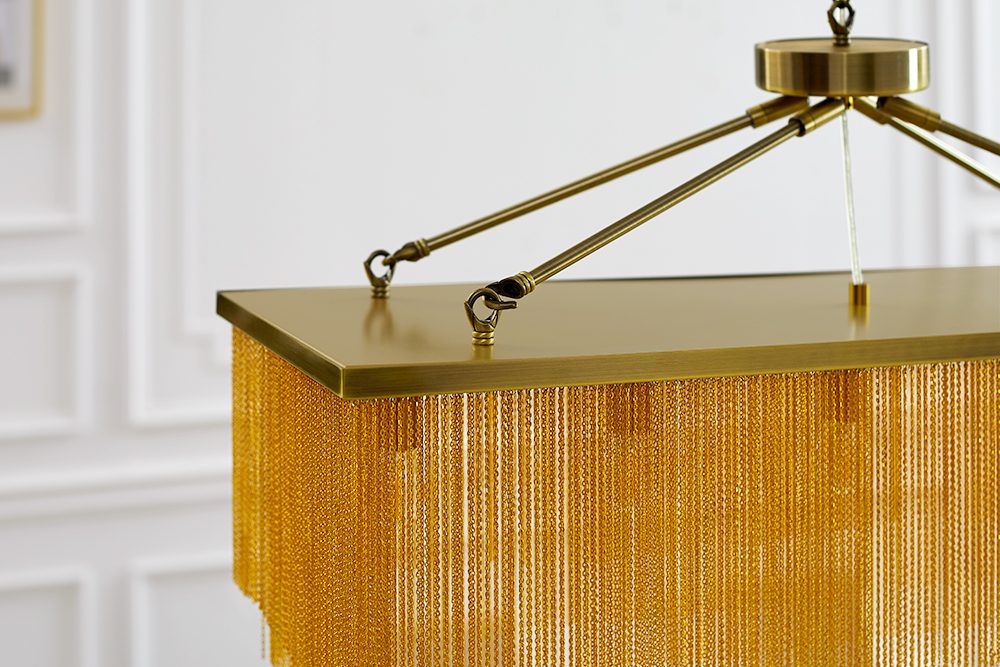 Hängeleuchte König - Messing golden
