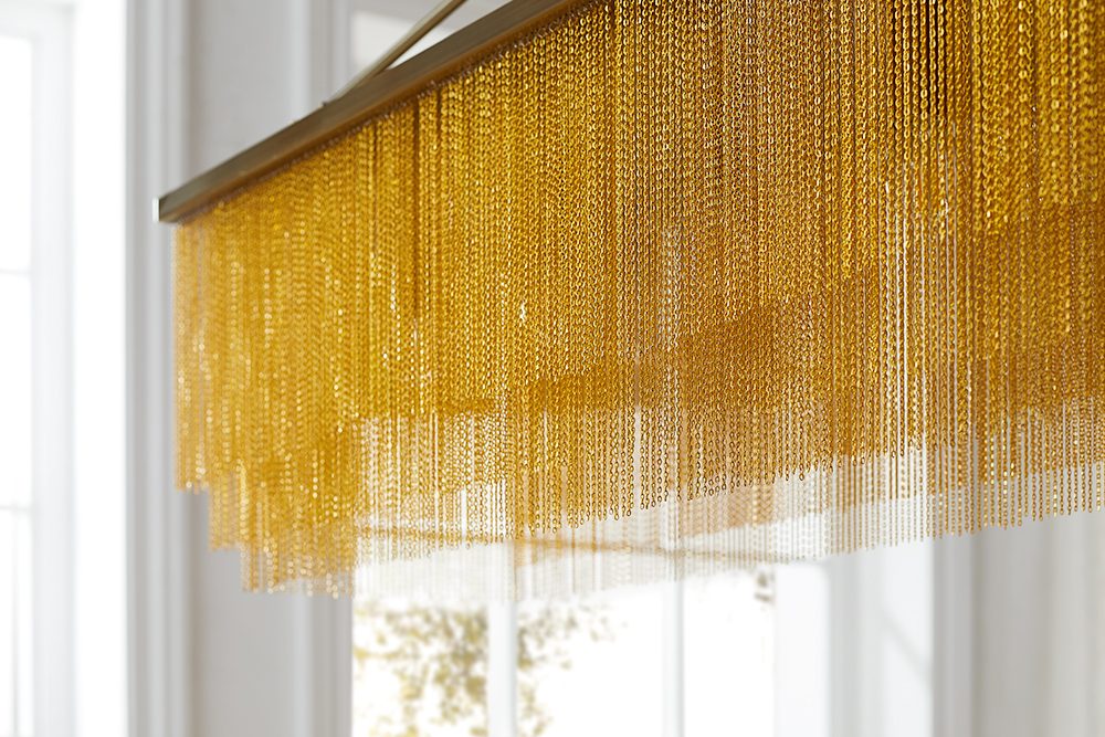 Hängeleuchte König - Messing golden