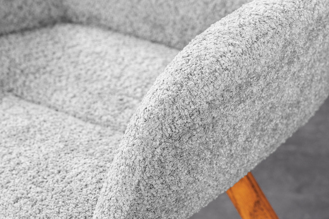 Design Stuhl Nordic Sea Eiche grau drehbar