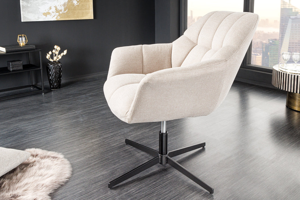 Sessel Monarch 80-90cm champagner beige