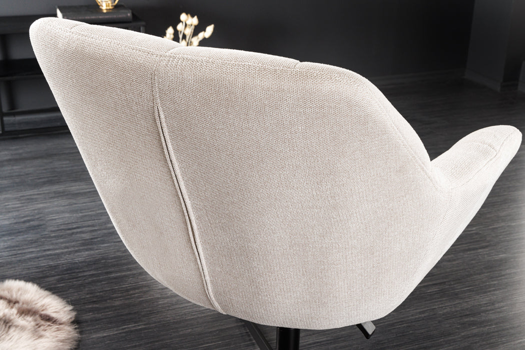 Sessel Monarch 80-90cm champagner beige