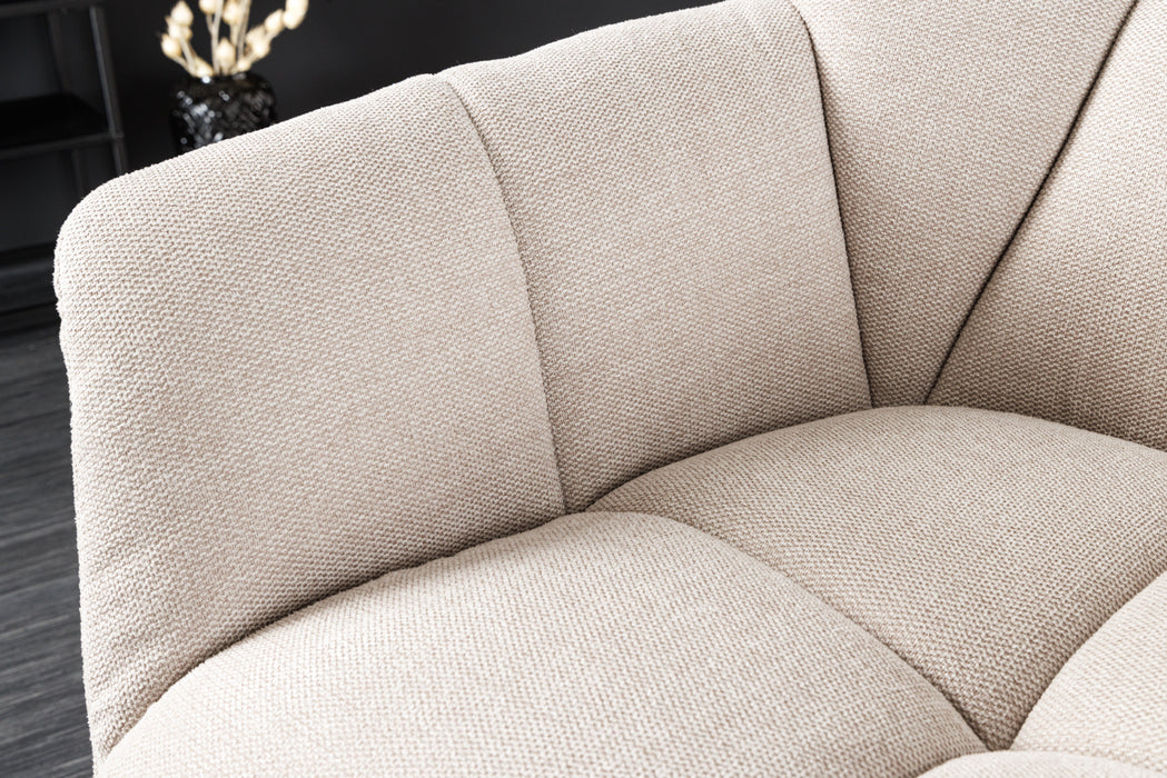 Sessel Monarch 80-90cm champagner beige
