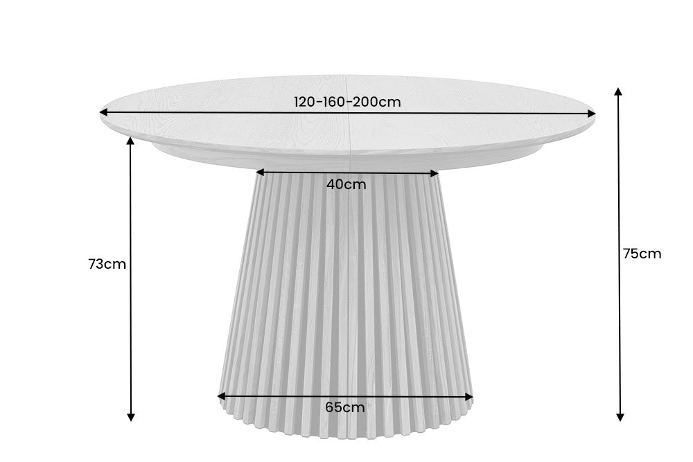 Esstisch Elysium Wood 120-160-200cm Eiche