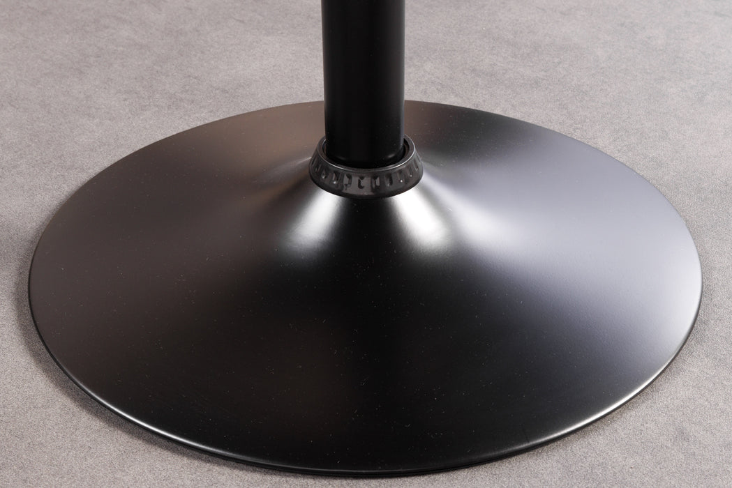 Barhocker Brooklyn Walnuss schwarz drehbar
