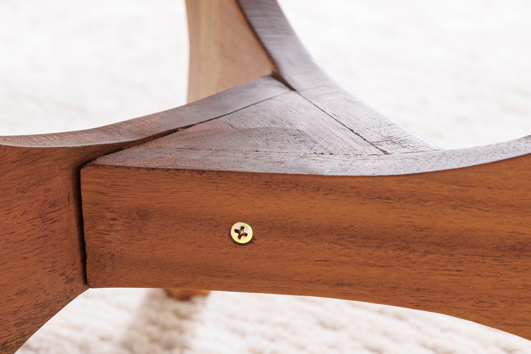 Couchtisch Design 70cm Akazie honey finish