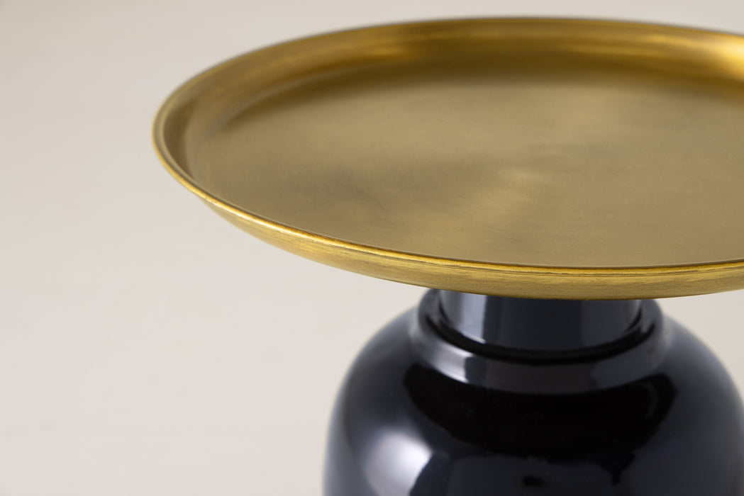 Beistelltisch Elegancia 50cm schwarz gold